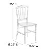 Emma and Oliver Crystal Ice Napoleon Stacking Chair - 4 of 4