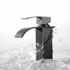 ChicFurnit Bathroom Sink Faucet Single Handle Design for Sleek Vanity Spaces, Brown, 12.6"*9.1"*4.7" - 4 of 4
