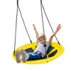 Costway 40'' Nest Tree Swing Round Swing w/ Adjustable Hanging Ropes & Oxford Waterproof Cloth Outdoor Swing - 3 of 4
