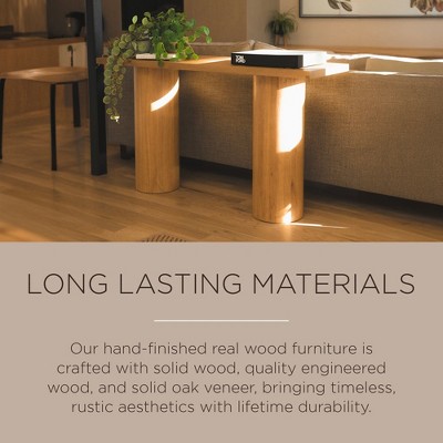 Lana Refined Natural Solid Wood Console Table