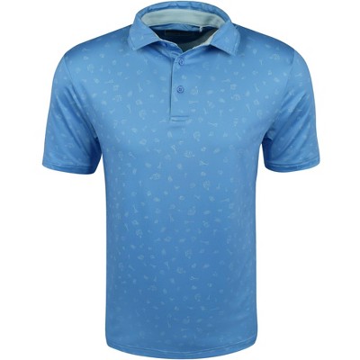 Etonic Golf Martini Glass Print Polo