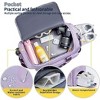 MaseiKar Women's Gym Duffle Bag with Shoes Compartment, 37L Capacity, Ideal for Travel, Gym, Sports, Duffel, Weekender - 4 of 4