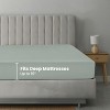 Microfiber Fitted Sheets Deep Pocket Up to 16-Inch , Ultra Soft , Easy Fit , Hypoallergenic Fitted Bed Sheets - Lux Decor Collection - 3 of 4