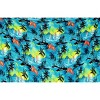LA LEELA Men's Sarong Swim Bath Pareo Aloha Wraps One Size Teal Floral - 2 of 3