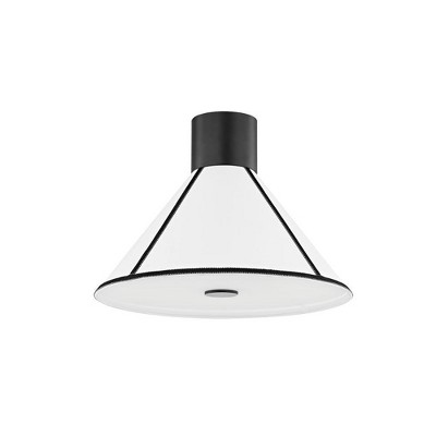 Troy Lighting Forrest 1 - Light Semi-Flush Mount in  Soft Black