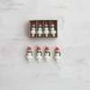 Storied Home 4-Piece Unscented Snowman Shaped Bottle Taper Candles in Box, Multicolor - 4 of 4