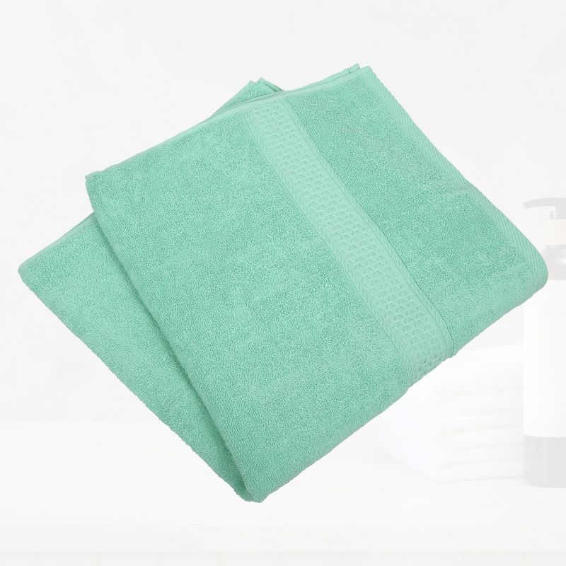 Unique Bargains Soft Absorbent Cotton Bath Towel for Bathroom kitchen Shower Towel 1 Pcs, 5 of 7