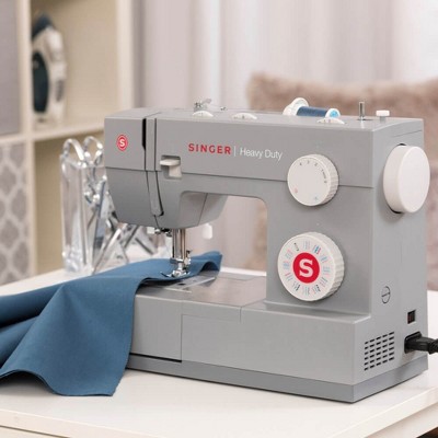 Singer Heavy Duty Gray Portable Sewing Machine
