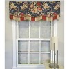 RLF Home 3" Rod Pocket High Quality Fabric Newbury Glory Valance for Windows 50" x 16" Marine - 2 of 4