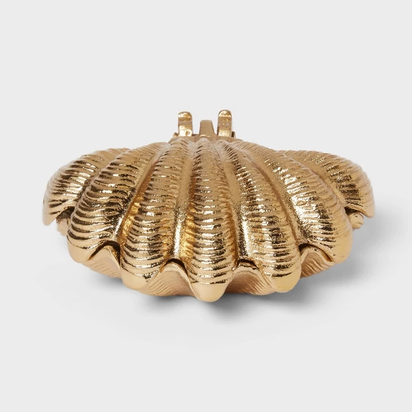 Brass Shell Hand Towel Holder