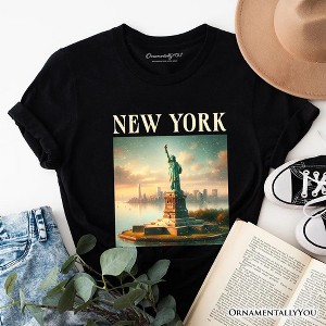 Iconic New York State Statue of Liberty T-Shirt, Patriotic American Landmark Tee and Heritage Souvenir | OrnamentallyYou - 1 of 4