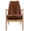 26.25"U-Can PU Leather Accent Chair - 4 of 4