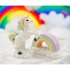 Kevins Gift Shoppe Ceramic Unicorn Jumping Over the Rainbow Salt and Pepper Shakers - image 3 of 3