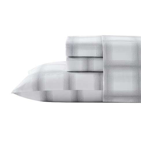 Kenneth Cole Cotton Percale Printed Sheet Collection - Modern Style - Cool Feel - image 1 of 4