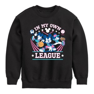 Boys' - Disney - In My Own League Graphic Long Sleeve Fleece Sweatshirt - 1 of 4