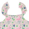 Ola! Otter Strap Dress - Flamingo Forest - 3 of 4