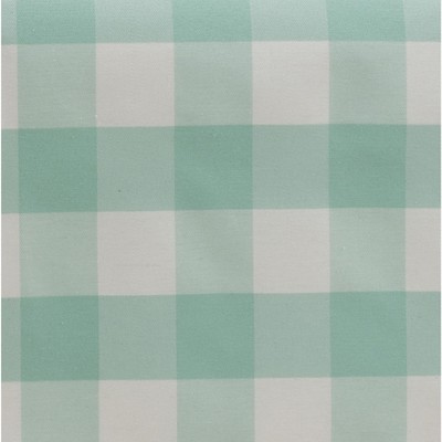 Green and White Cotton-Poly Buffalo Plaid Table Runner