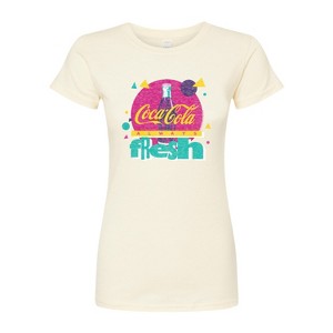Women's - Coca-Cola - 90's Retro Fitted Graphic T-Shirt - 1 of 3