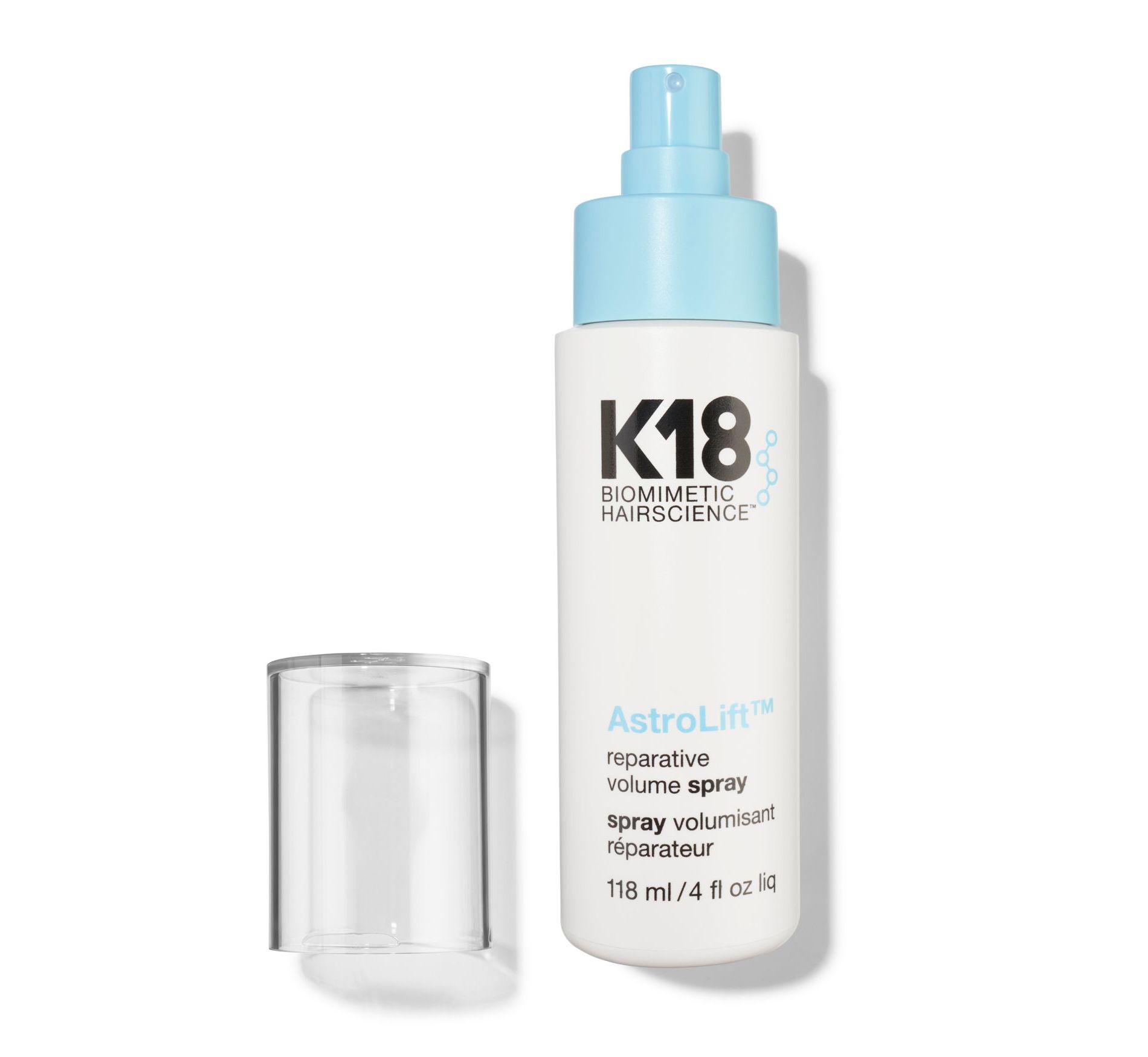 K18 Biomimetic Hairscience Astrolift Reparative Volume Spray | Movable, Touchable Volume + Bounce Lasts for up to 2 days - (4 oz)