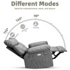 homfan Electric Recliner Chair - PU Leather 360° Swivel Recliner with Heat and Massage, Comfortable Lazy Chair for Living Room, Bedroom, Nursery - 3 of 4