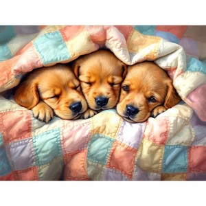 Sunsout Adorable Puppies 300 pc Jigsaw Puzzle 28130 - 1 of 4