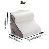 Dyonery 4PCS Wedge Pillow Set for After Surgery, for Back Pain Relief, Recovery, Acid Reflux, Snoring, Body Pillow, Leg, Shoulder Support, White/Grey - 3 of 4