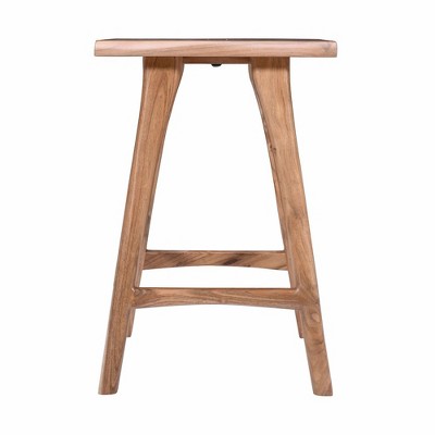 Jofran,Sedona Solid Wood Rustic Backless Counter Barstool - Set of 2