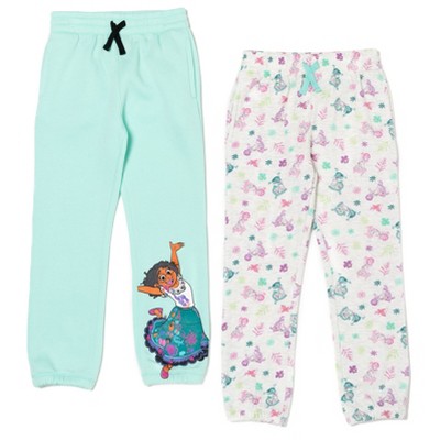 Mickey Mouse & Friends Minnie Mouse Big Girls Fleece 2 Pack Jogger Pants  Gray / Pink 14-16 : Target