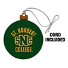 St. Norbert College Green Knights Logo Wood Christmas Tree Holiday Ornament - 2 of 4