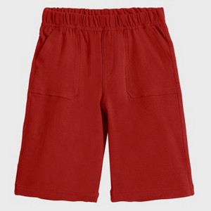 City Threads Boys Cotton UPF 50+ Soft 3-Pocket Jersey Shorts - USA-Made - 1 of 4