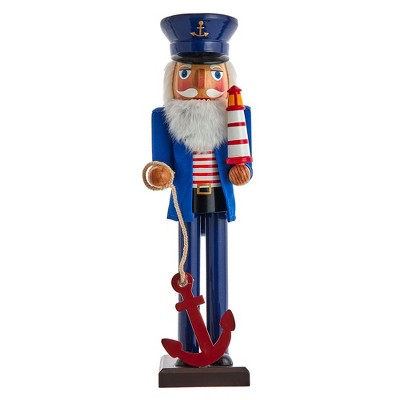 Kurt Adler 15-Inch Sailor Nutcracker with Anchor and Lighthouse
