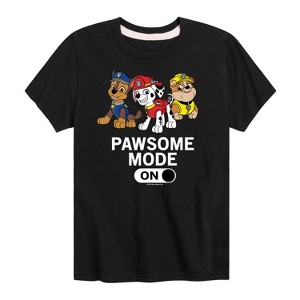 Boys' - Paw Patrol - Pawsome Mode Short Sleeve Graphic T-Shirt - 1 of 3