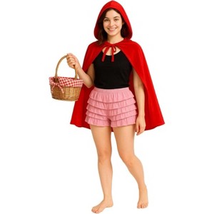 Malco Modes Women’s Ruffle Shorts – Lace Bloomers for Costumes, Dancewear, Vintage & Y2K Outfits-White - 1 of 4