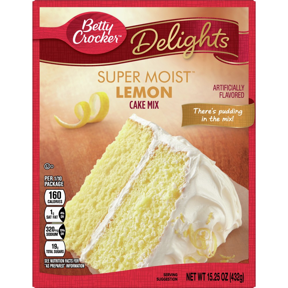 UPC 016000409941 product image for Betty Crocker Super Moist Lemon Cake - 15.25oz | upcitemdb.com