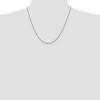 Black Bow Jewelry 1.2mm Sterling Silver, Round Solid Snake Chain Necklace - 3 of 4