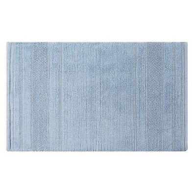 20"x32" Luxe Cotton Handcrafted Bath Rug Light Blue - Charisma
