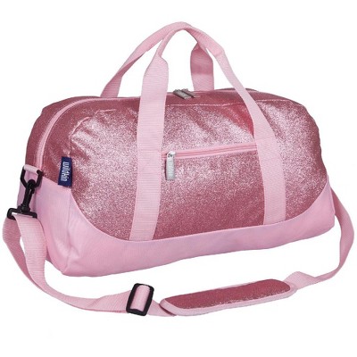 Wildkin Pink Glitter Overnighter Duffel Bag