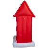 Gemmy Animated Christmas Inflatable Mr. and Mrs. Claus on Swing, 7 ft Tall, Multi - 3 of 4