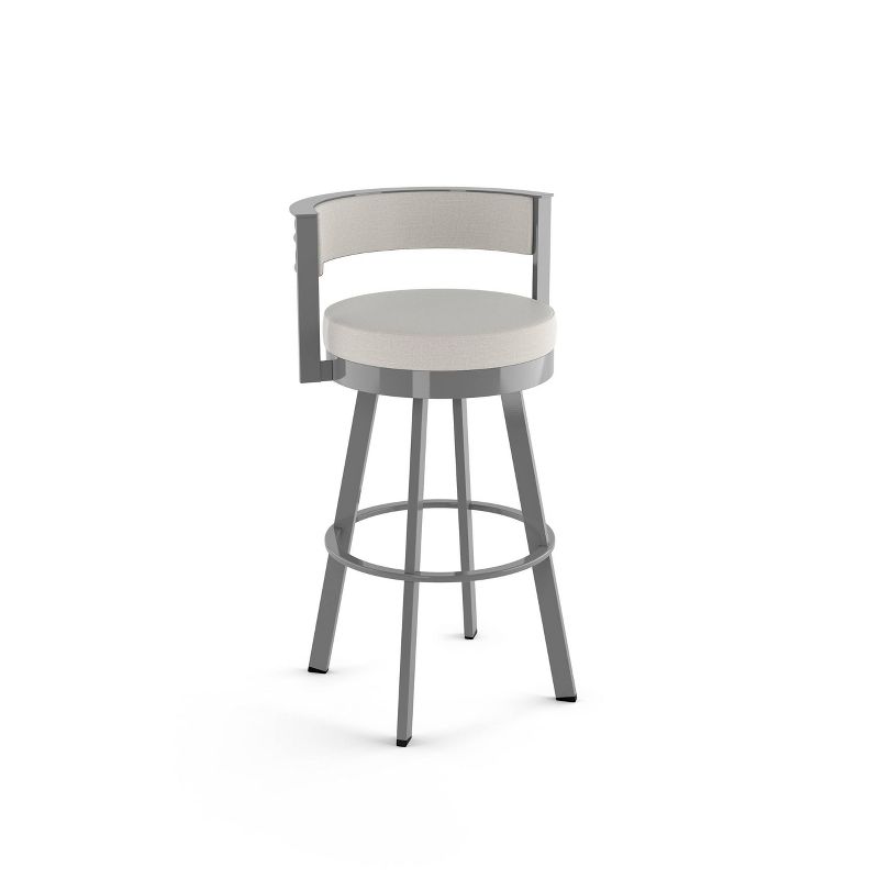 Amisco Browser Upholstered Barstool Gray, 5 of 8