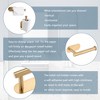 Toilet Paper Holder Self Adhesive, Stainless Steel Rustproof Adhesive Toilet Roll Holder no Drilling - 3 of 4