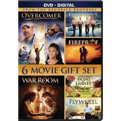 Courageous / Facing Giants / Fireproof / Overcomer / Flywheel / War Room (DVD)(2020)