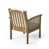 Lyngins 2-Pack Coastal Acacia Wood Outdoor Accent Chairs, Cream Water-Resistant Cushions, Patio Accent Chair, Outdoor Armchair for Backyard/Patio - 4 of 4