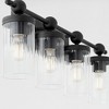 Quorum Lighting Lee Boulevard 4 - Light Vanity in  Matte Black - 3 of 4