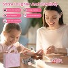 Laromni"66Pcs Charm Bracelet & Necklace Making Kit for Kids - Colorful DIY Jewelry Set with Gift Box"BluePinkPurpleRed - 2 of 4
