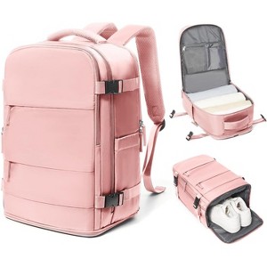 Waterproof Travel Backpack for Outdoor & Urban Use, Flight Approved Carry-On with Laptop Sleeve - 1 of 4