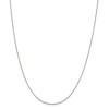 Black Bow Jewelry 1.1mm, Sterling Silver Solid Cable Chain Necklace - 3 of 4