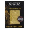 Fanattik Yu-Gi-Oh! Limited Edition 24k Gold Plated Gaia the Fierce Knight Metal Card - 2 of 4