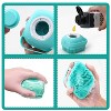 BABYYER Pet Grooming Bath Massage Brush with Soap and Shampoo Dispenser Soft Silicone Bristle for Long Short Haired Dogs Cats Shower - 4 of 4