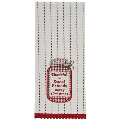 Park Designs Sweet Friends Applique Dishtowel Set of 2