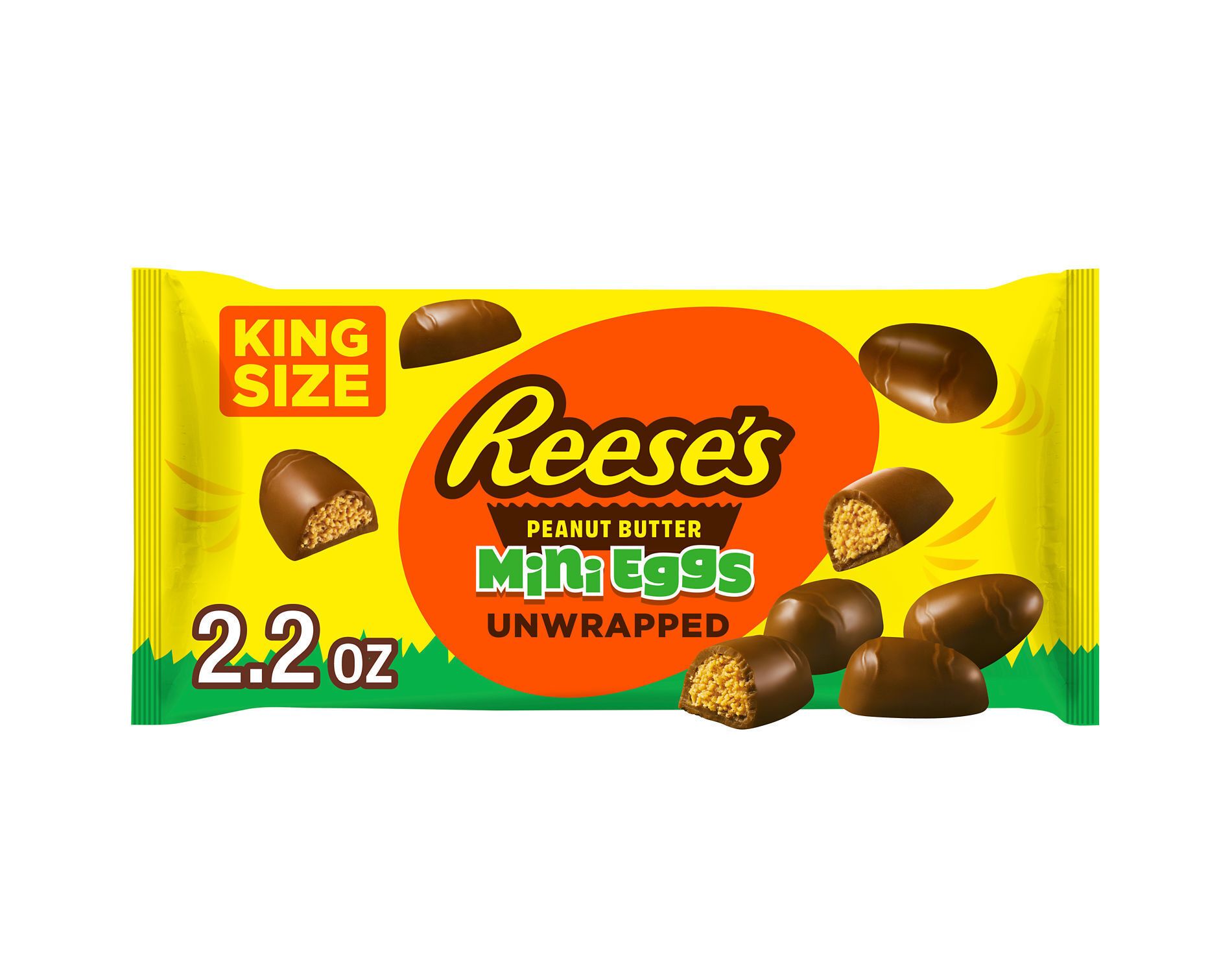 Reese's Unwrapped King Size Peanut Butter Mini Eggs  - 2.2oz